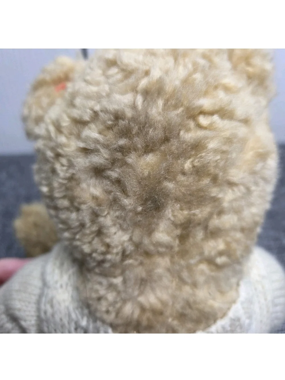 Vintage TY Baby Curly Teddy Bear Plush Brown 1992 Collectible w/ Tags 90s